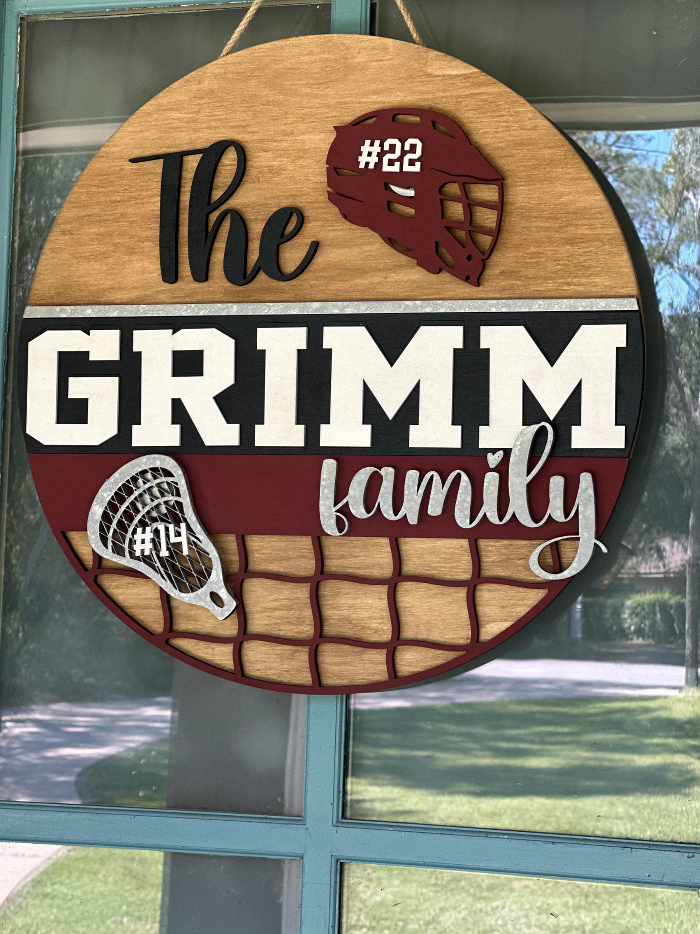 Interchangeable Sports Door Sign