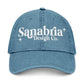Embroidered Denim Hat – Sanabria Design Co. – Stylish Casual Accessory