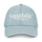 Embroidered Denim Hat – Sanabria Design Co. – Stylish Casual Accessory