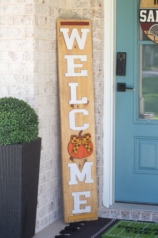 Interchangeable Welcome Porch Sign