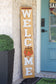 Interchangeable Welcome Porch Sign