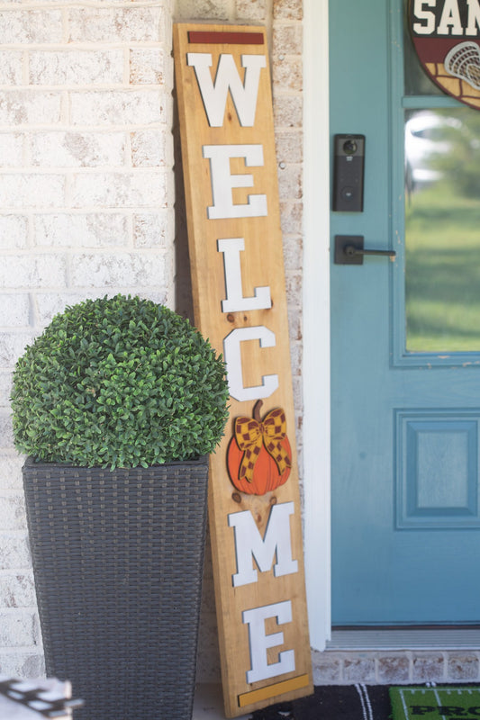 Interchangeable Welcome Porch Sign