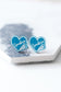 Custom Lacrosse Heart Earrings – Personalized with Your Name