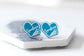 Custom Lacrosse Heart Earrings – Personalized with Your Name