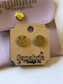 LAX MOM Engraved Stud Earrings