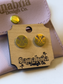 LAX MOM Engraved Stud Earrings