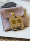 LAX Lacrosse Stick Engraved Stud Earrings