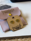 LAX Heart Engraved Stud Earrings – Helmet & Crossed Sticks Design
