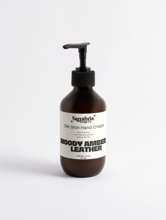 Silk Skin Hand Cream, Woody Amber & Leather